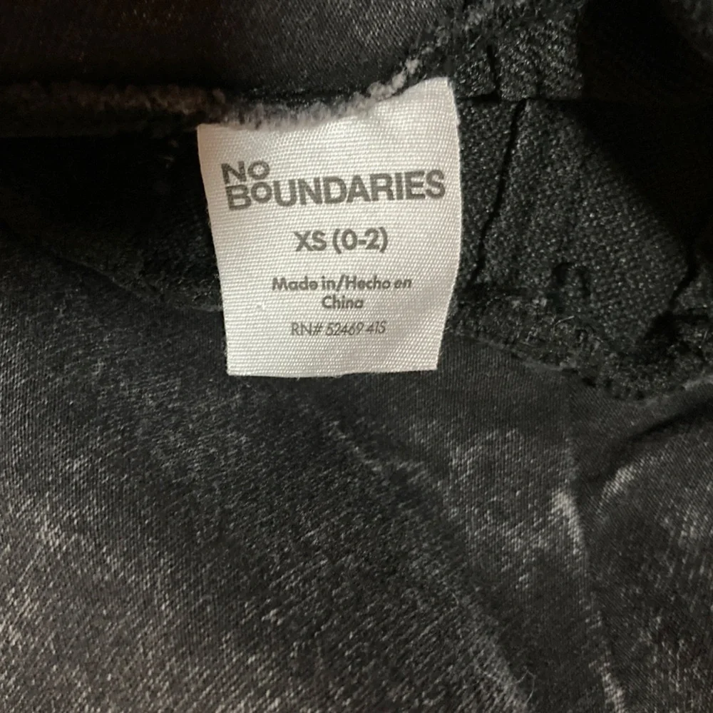 No Boundaries Charcoal Denim Dress - Picture 2 of 6